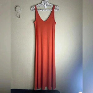 Knix Long Modal Tank Dress SIZE Extra small Color Sunset